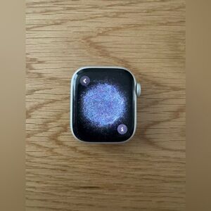 Apple Watch Series 8 41MM Midnight Aluminum With 41MM Natural Milanese Loop